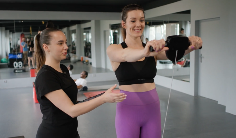 Tréneri Pošvanc Fitness - Žena s trénerkou