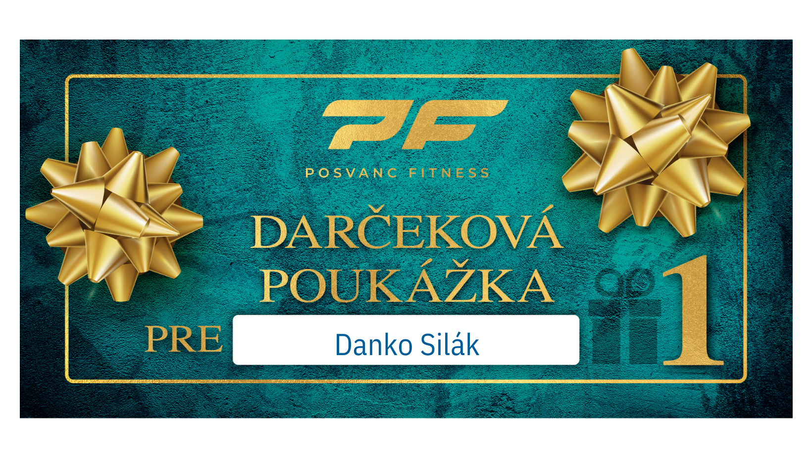 Darčekový pouakz Pošvanc Fitness 1