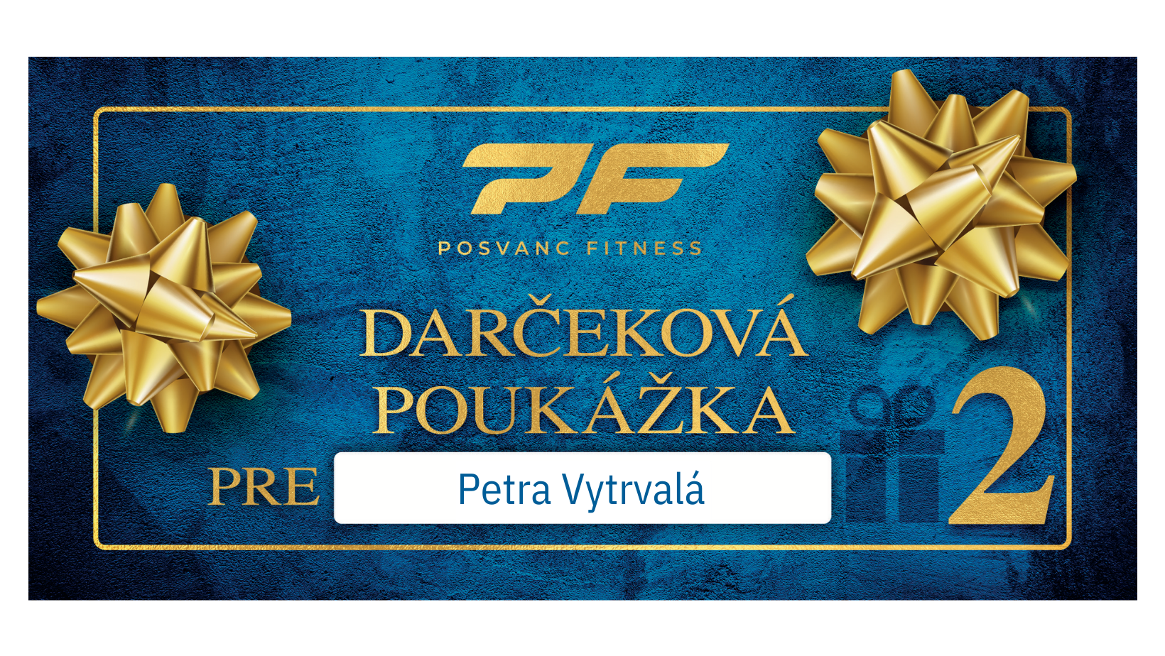 Darčekový pouakz Pošvanc Fitness 2