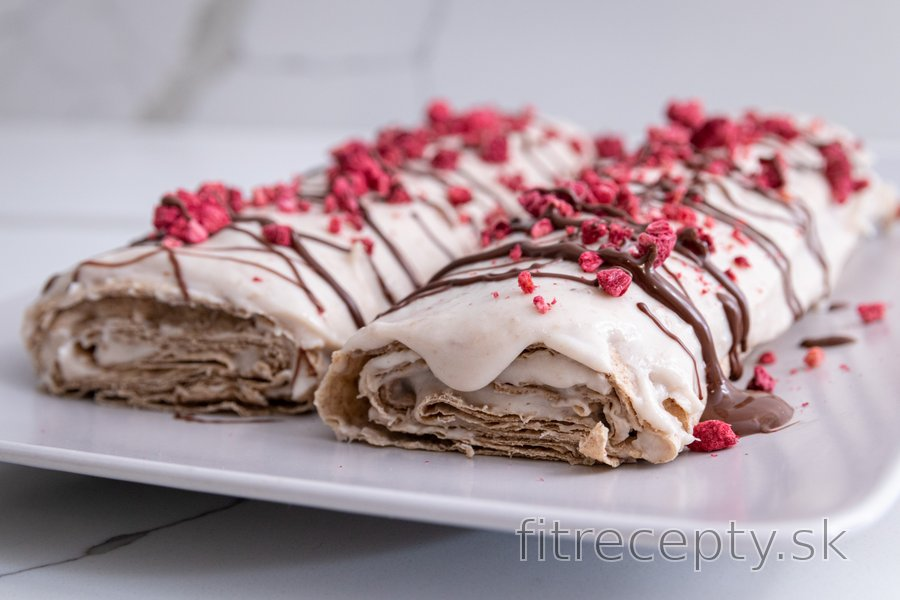 Pošvanc fitness recept: Rýchla lávashová palacinka s gaštanovo-tvarohovou náplňou